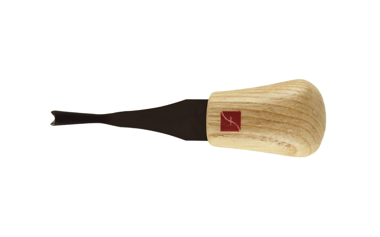 Palm Carving Tool, V-Tool ~ 45° x 1/4" (6 mm) - Image 2