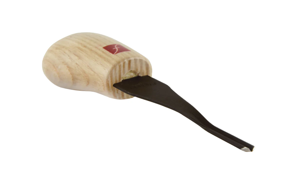 Palm Carving Tool, V-Tool ~ 70° x 1/8" (3 mm)