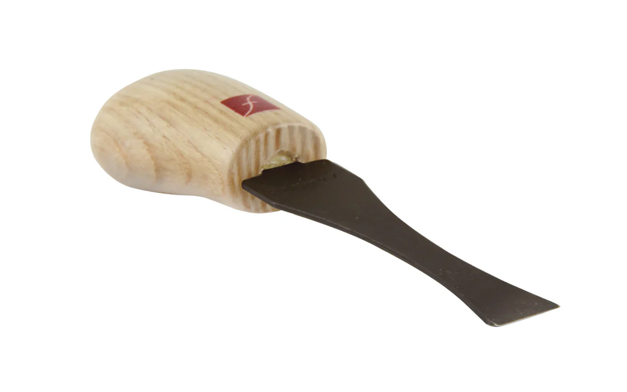 Palm Carving Tool, Single Bevel Chisel ~ #1 x 1/2"