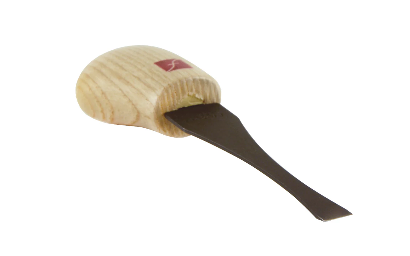 Palm Carving Tool, Single Bevel Chisel ~ #1 x 3/8"
