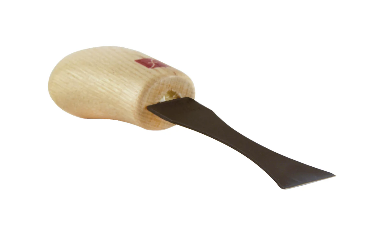 Palm Carving Tool, Single Bevel Chisel ~ #1 x 7/8"