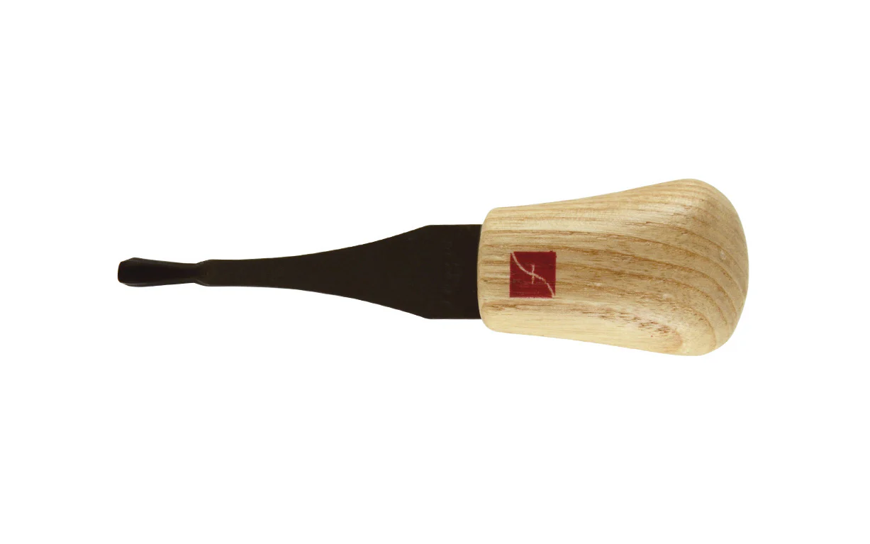 Palm Carving Tool, Spoon V-Gouge ~ 45° x 1/8" - Image 2