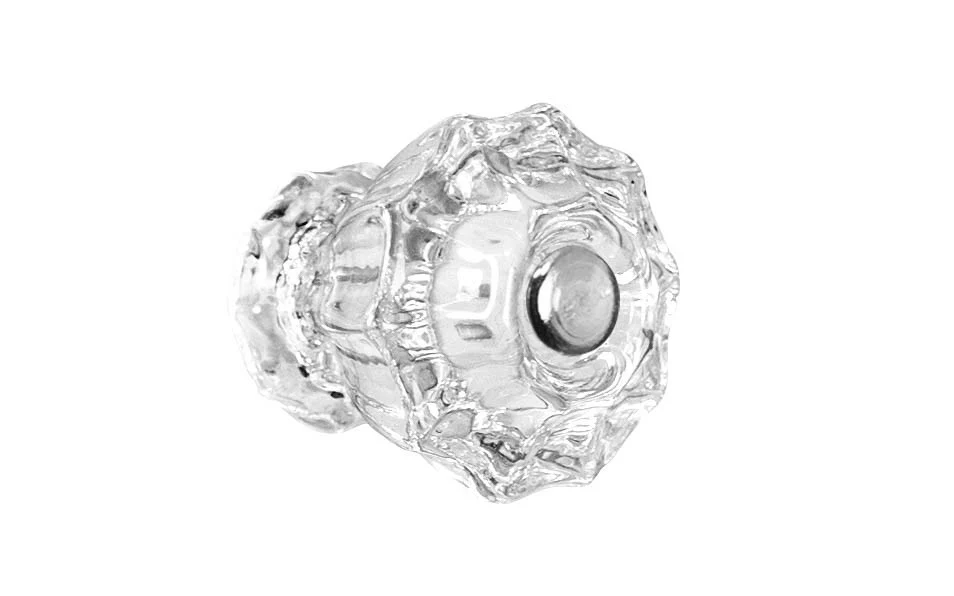 Fluted Glass Cabinet Knob ~ Clear - Image 2