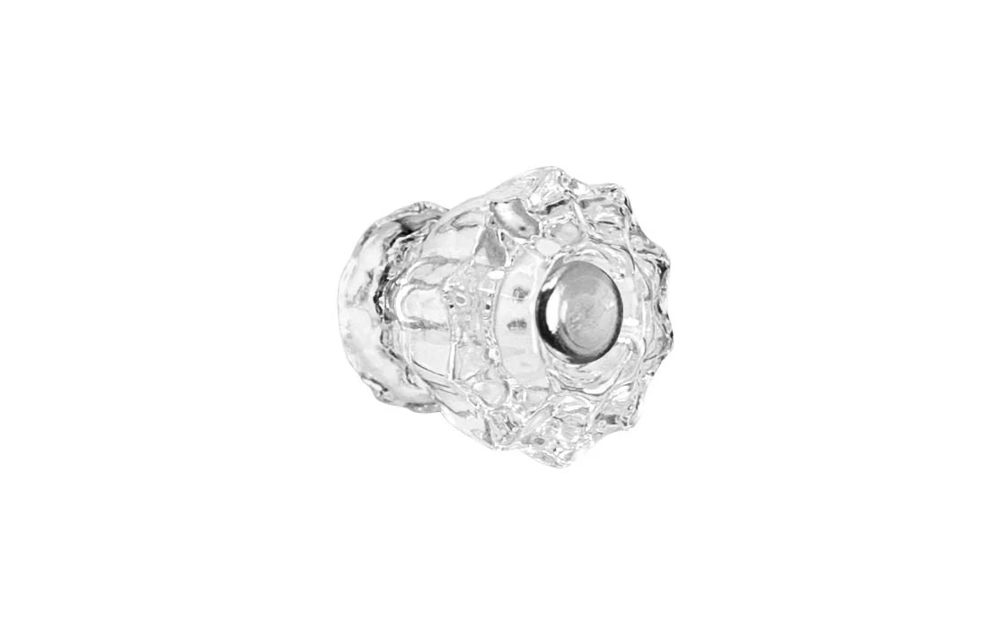 Fluted Glass Cabinet Knob ~ Clear - Image 3