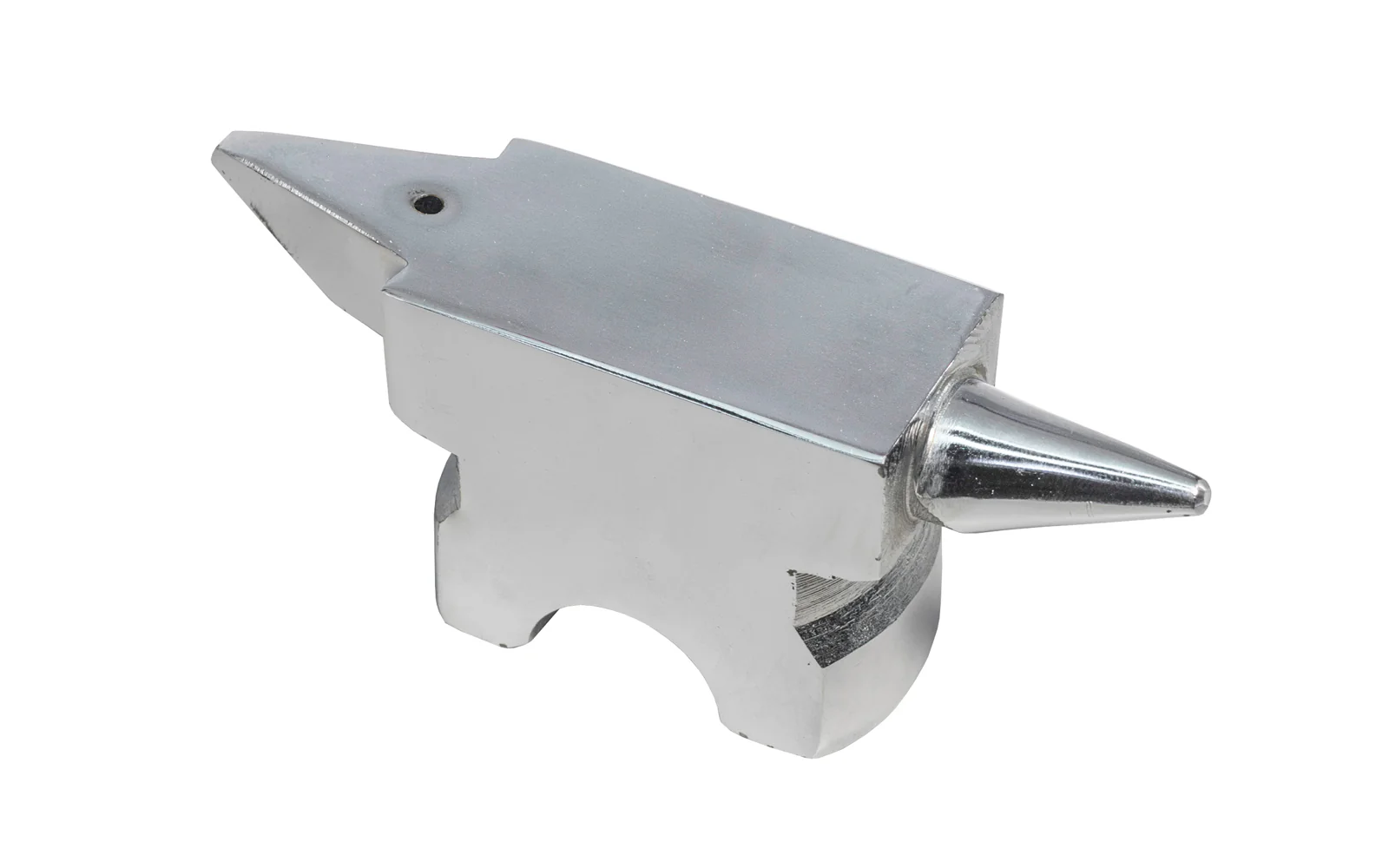 Forged Steel Double-Horned Polished Anvil - 1 lb