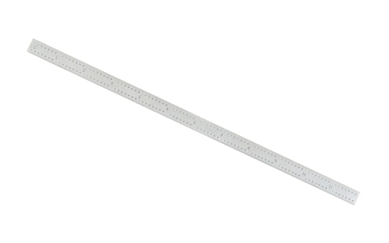 General Tools 12" Stainless Rule (10ths, 100ths, 32nds, 64ths) - Image 2