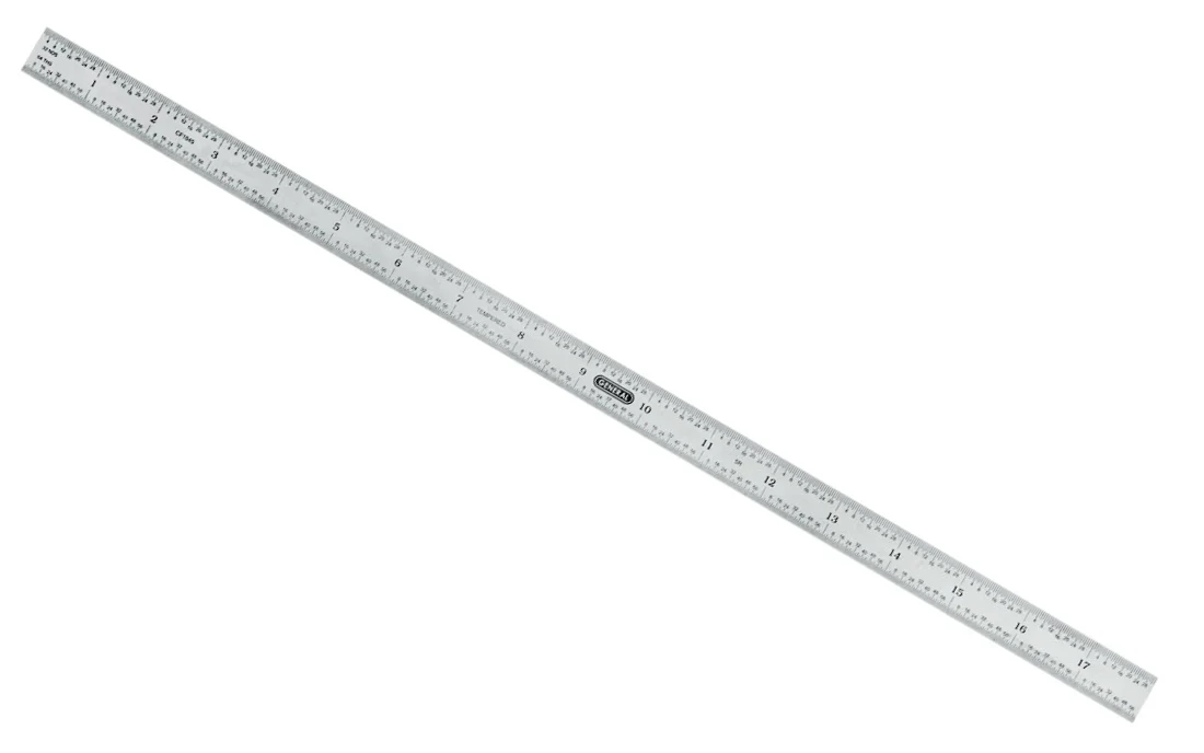 General Tools 18" Flexible Stainless Rule (10ths, 100ths, 32nds, 64ths) - Image 2