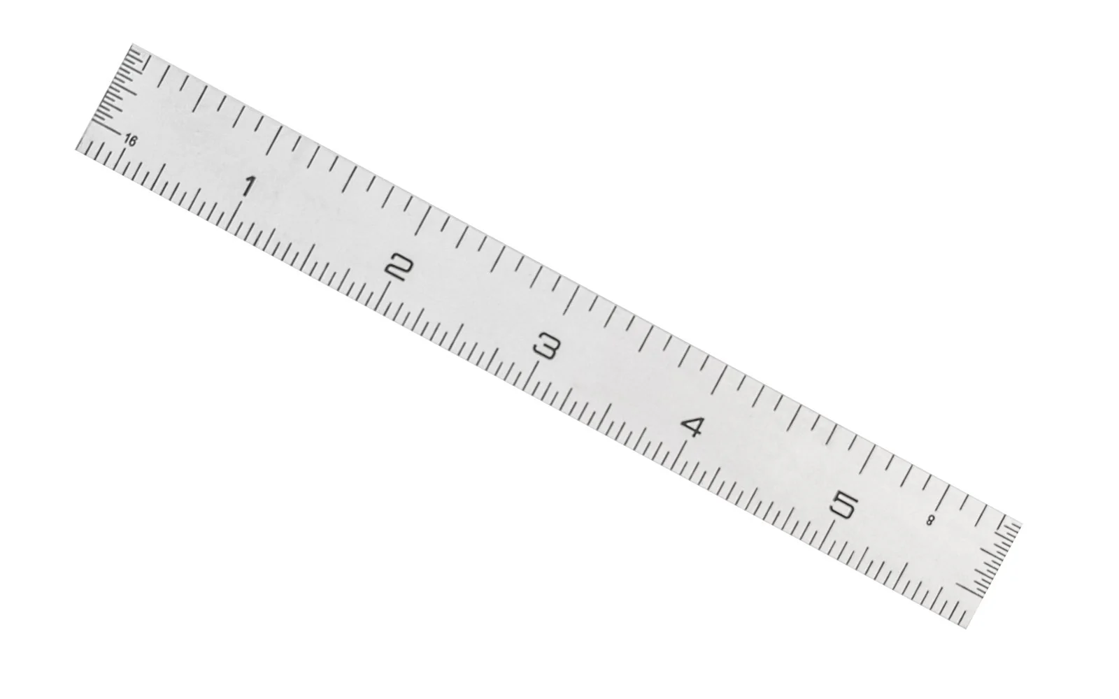 General Tools 6" Rigid Stainless Rule with End Grads (8ths, 16ths, 32nds, 64ths)