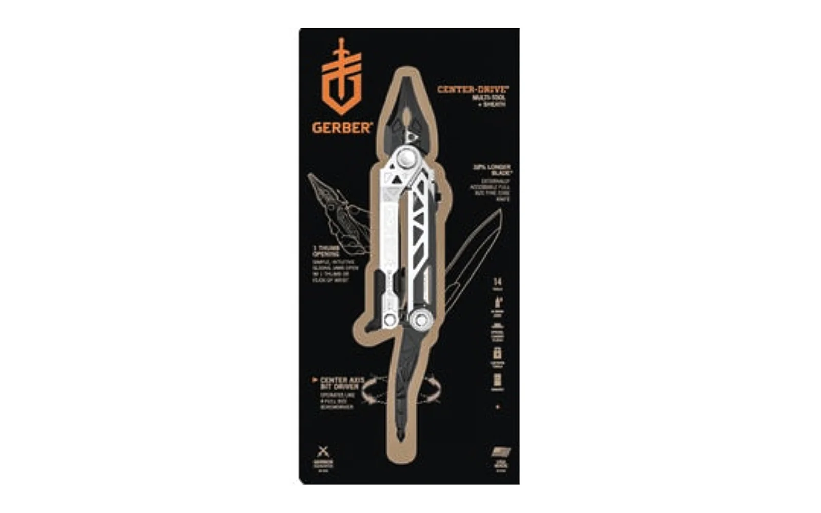 Gerber 'Center-Drive' 14-In-1 SS Multi-Tool