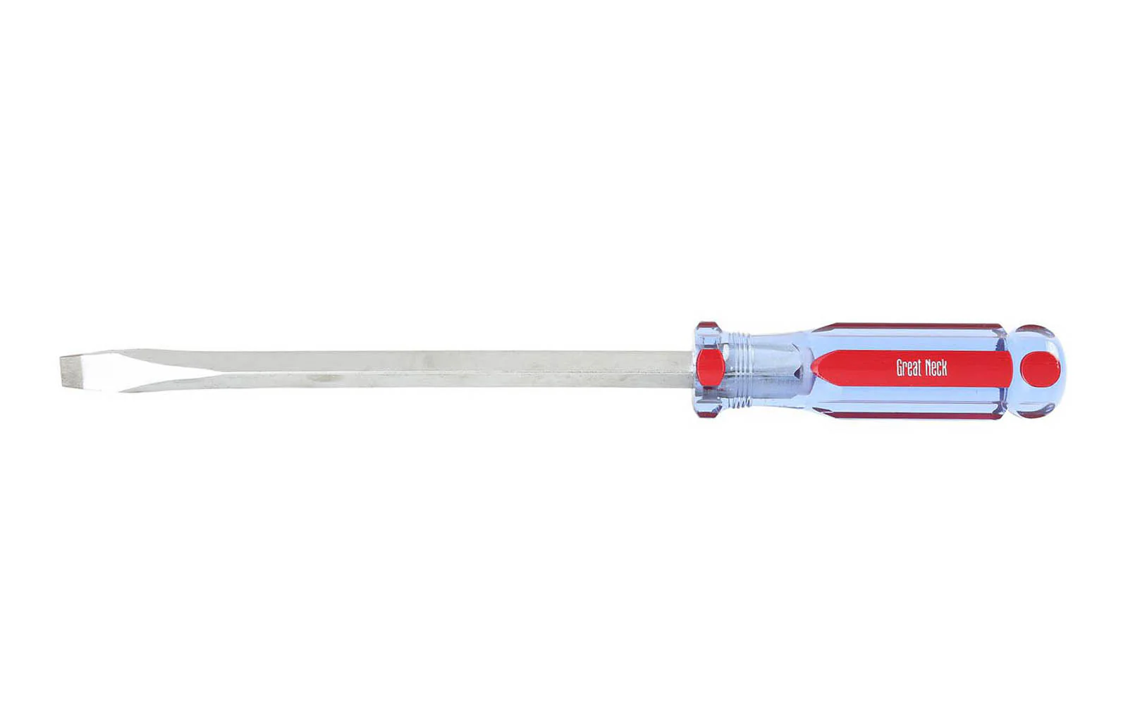 GreatNeck Slotted Screwdriver 3/8" - 8" Long Blade - Image 2