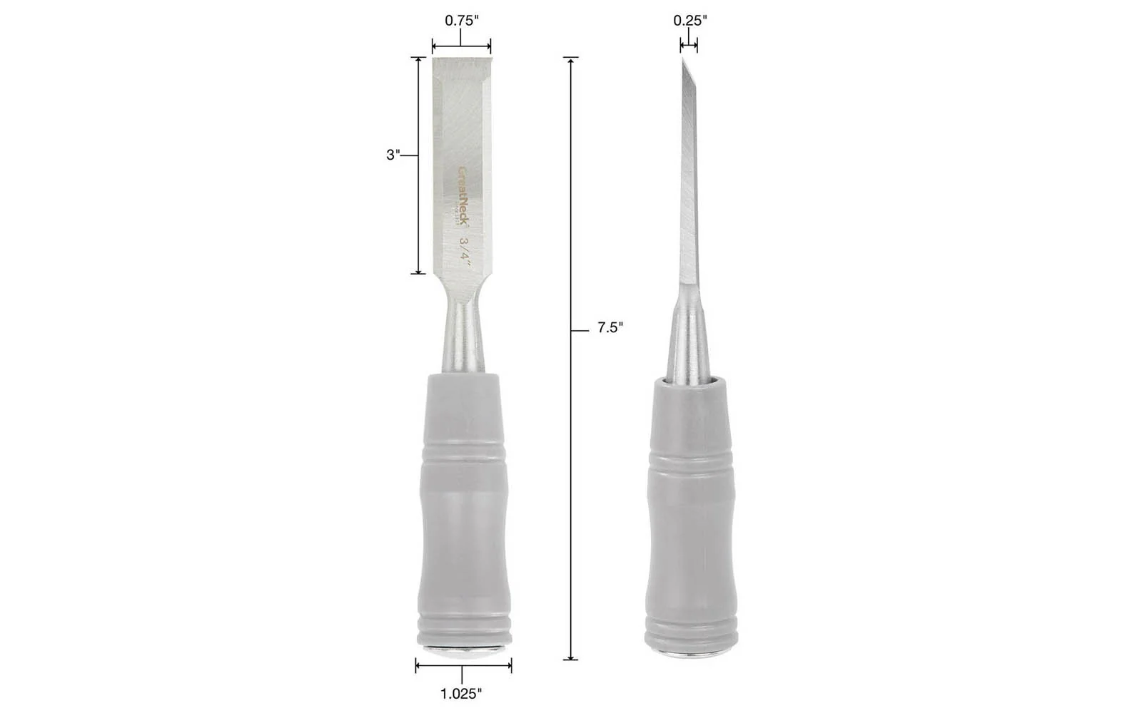 GreatNeck 3/4" Wood Chisel ~ WC75 - Image 2
