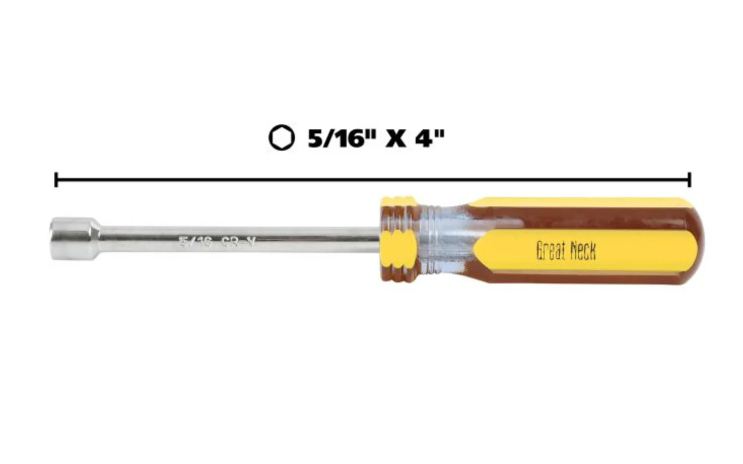 GreatNeck 5/16" x 4" Nut Driver - Image 2