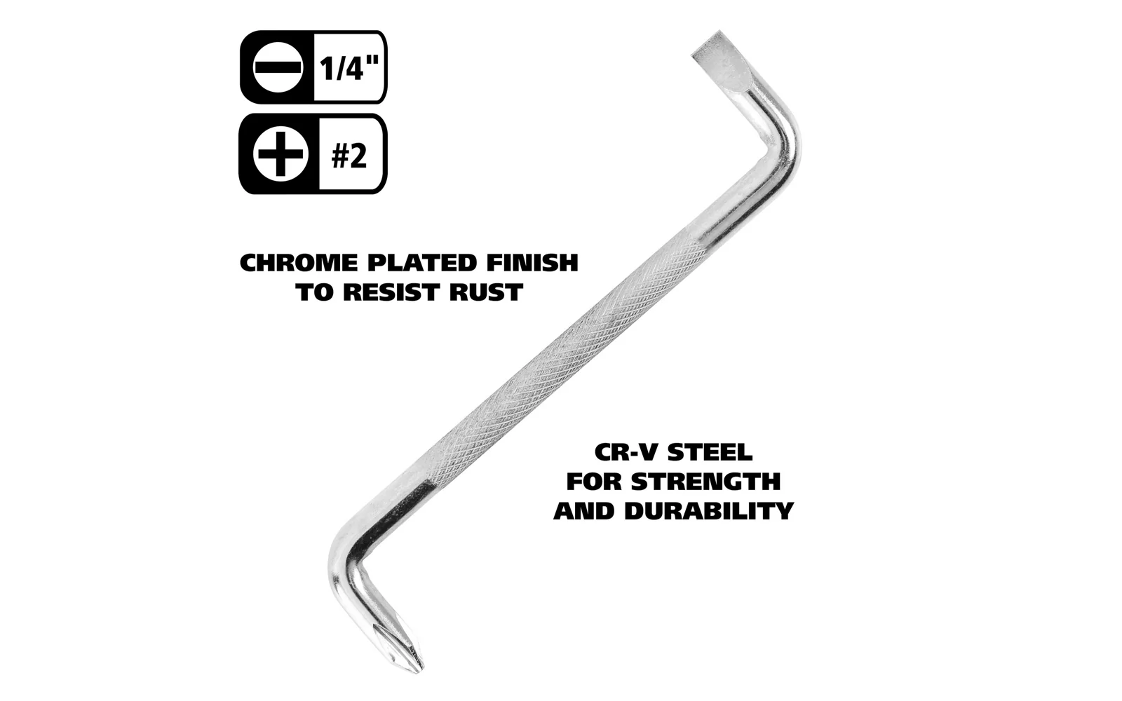 GreatNeck Offset Phillips & Slotted Screwdriver - Image 2