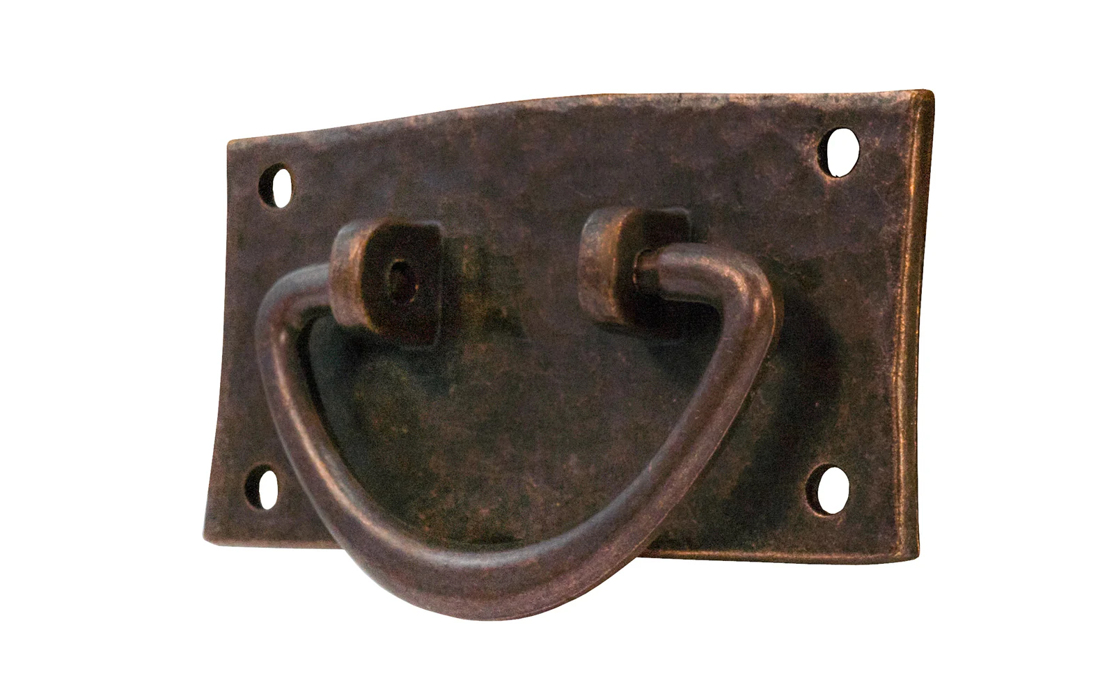 Solid Brass Hammered Drop Pull - Image 2