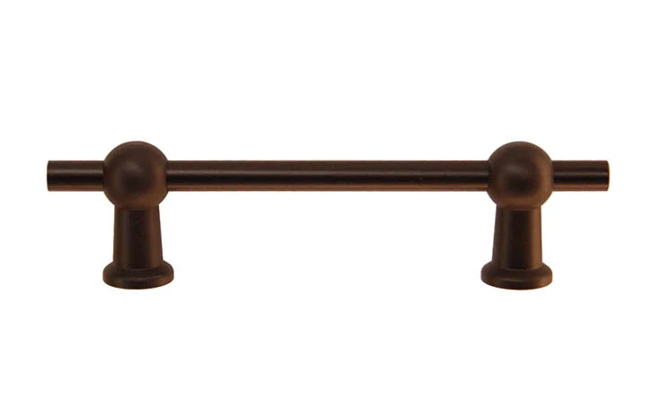 Solid Brass Ball-Style Handle ~ 3-3/4" On Centers - Image 3