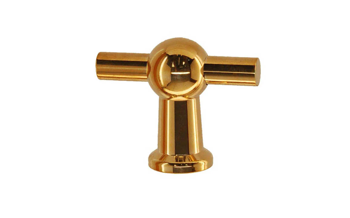 Solid Brass Ball-Style Handle ~ 1-3/4" Wide - Image 5