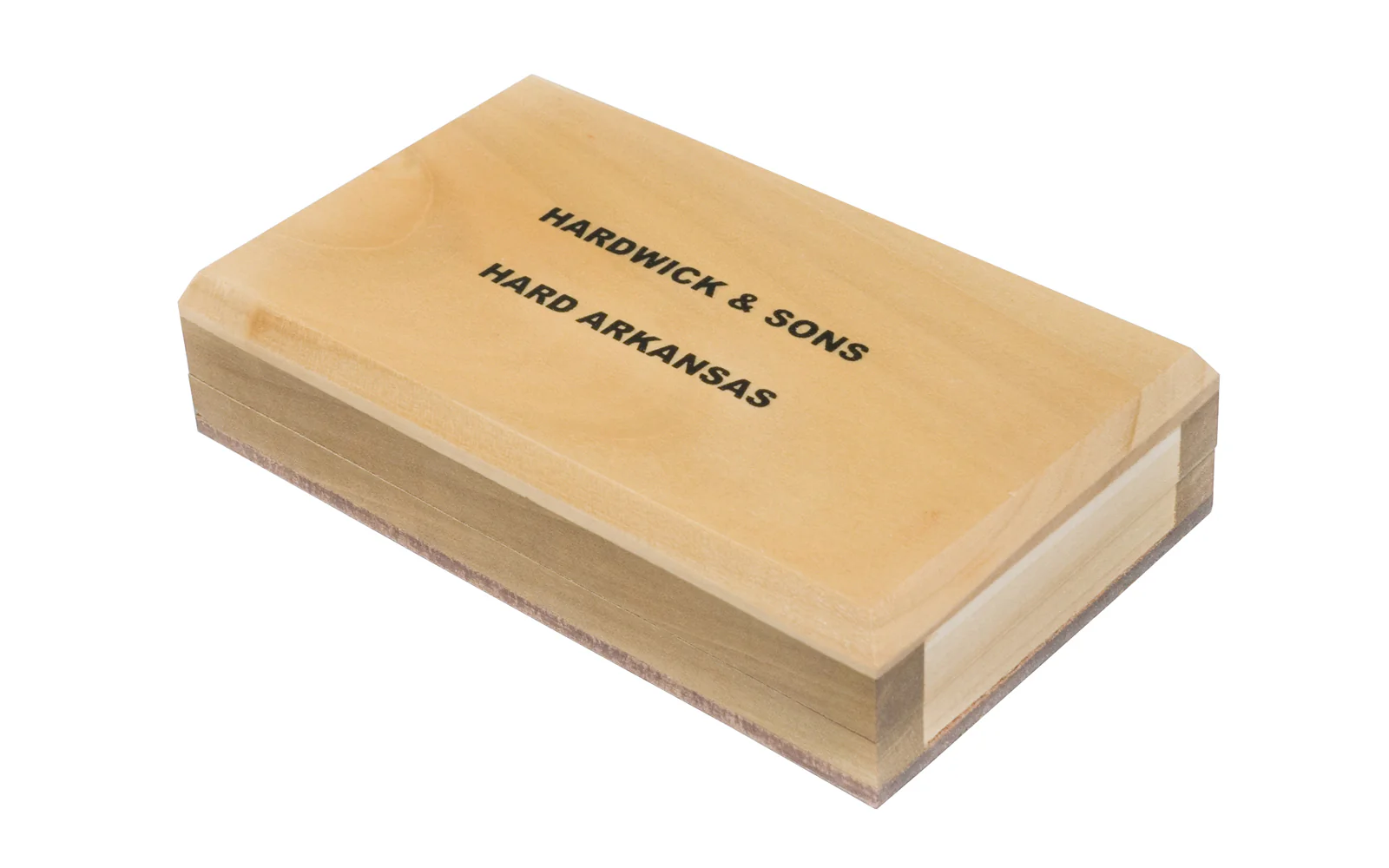 Hard Arkansas Bench Stone with Wooden Box ~ 4" x 2" - Image 3