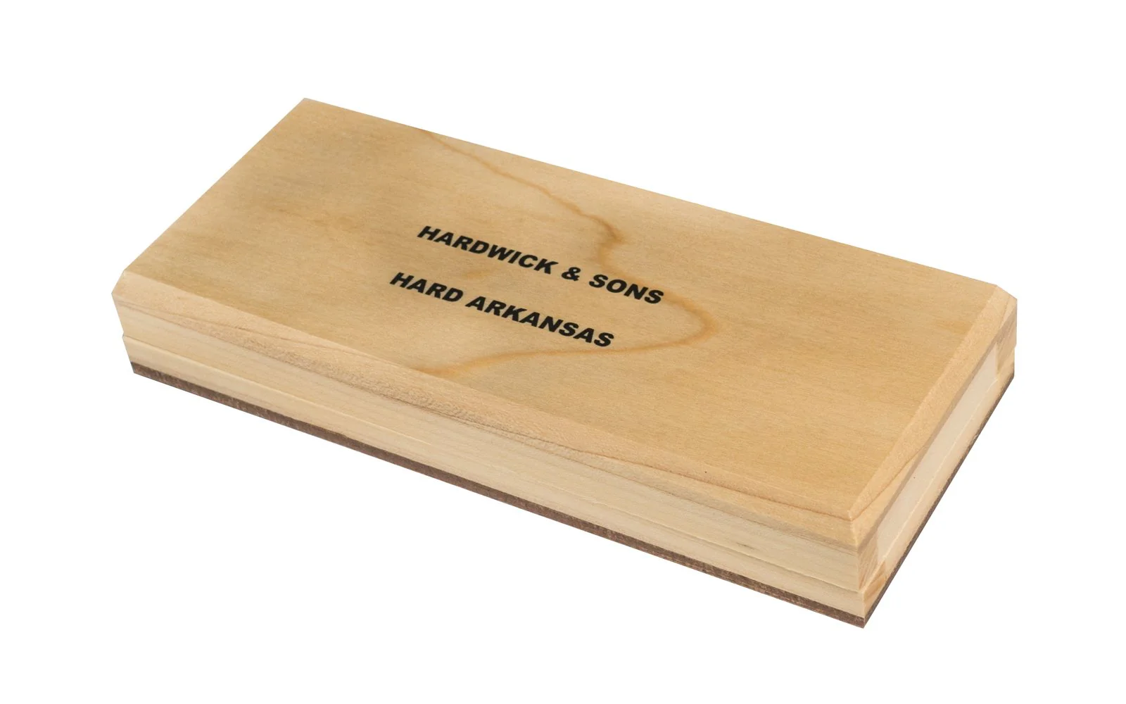 Hard Arkansas Bench Stone with Wooden Box ~ 6" x 2" - Image 4