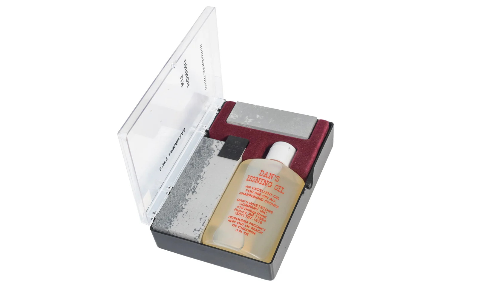 Hard & Soft Arkansas Stone Sharpening Kit with Oil - Image 3