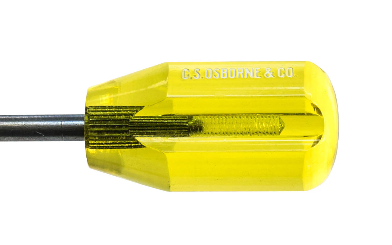 CS Osborne Heavy Duty Scratch Awl ~ 2-1/2" Long Blade - Image 3