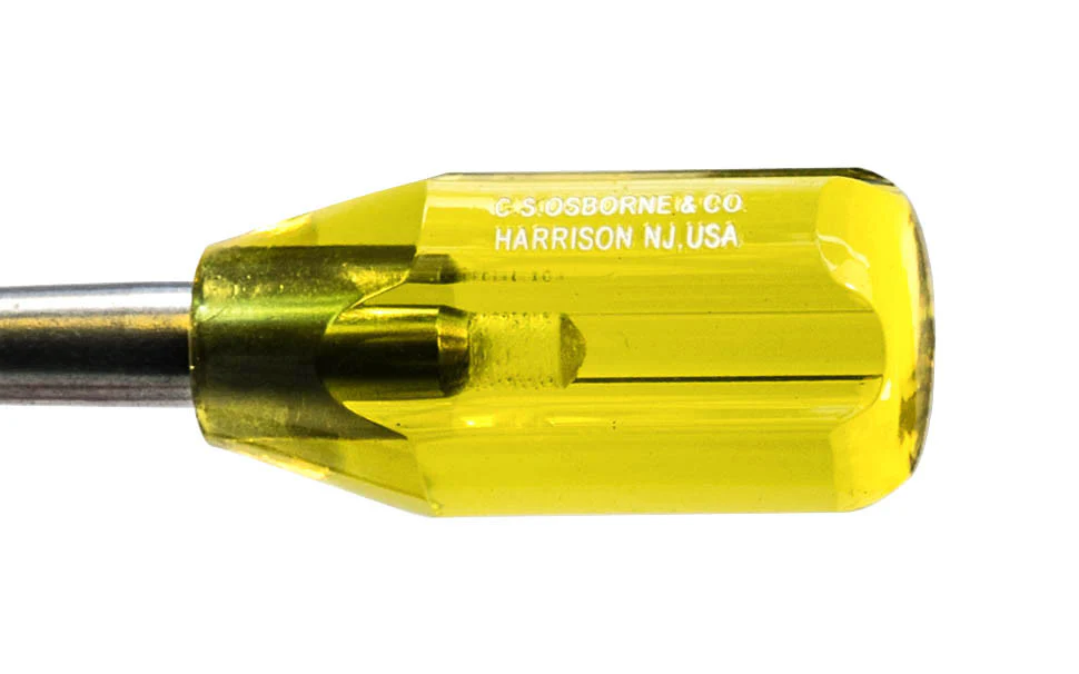 CS Osborne Heavy Duty Scratch Awl ~ 4-1/2" Long Blade - Image 3