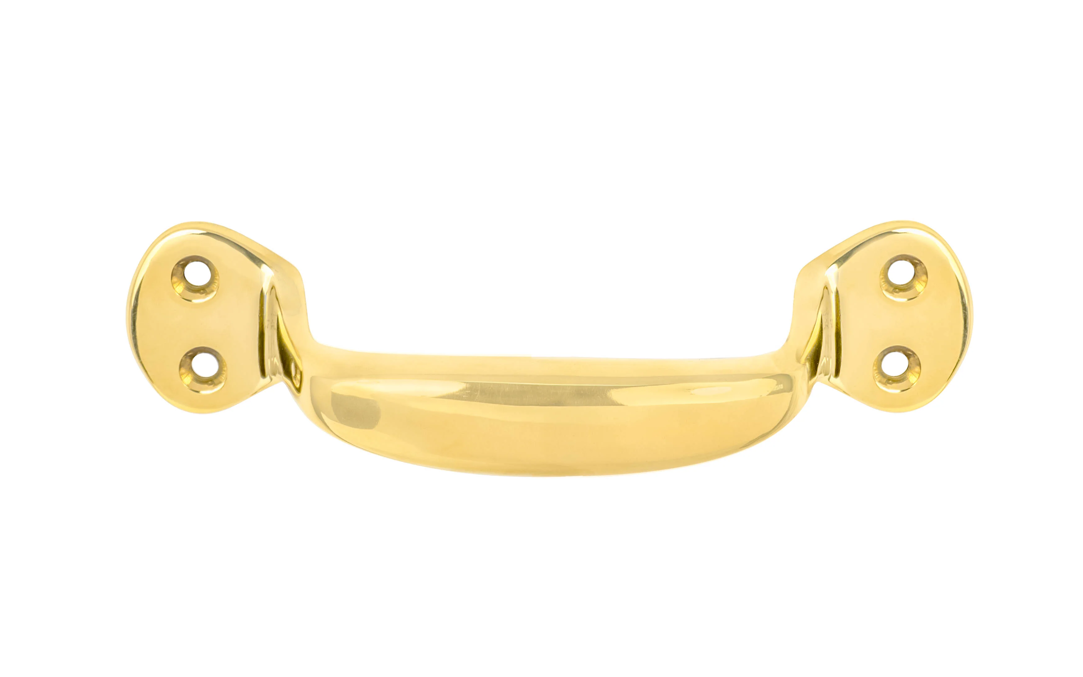 Heavy Duty Solid Brass Handle ~ 4-3/4" On Centers - Image 4