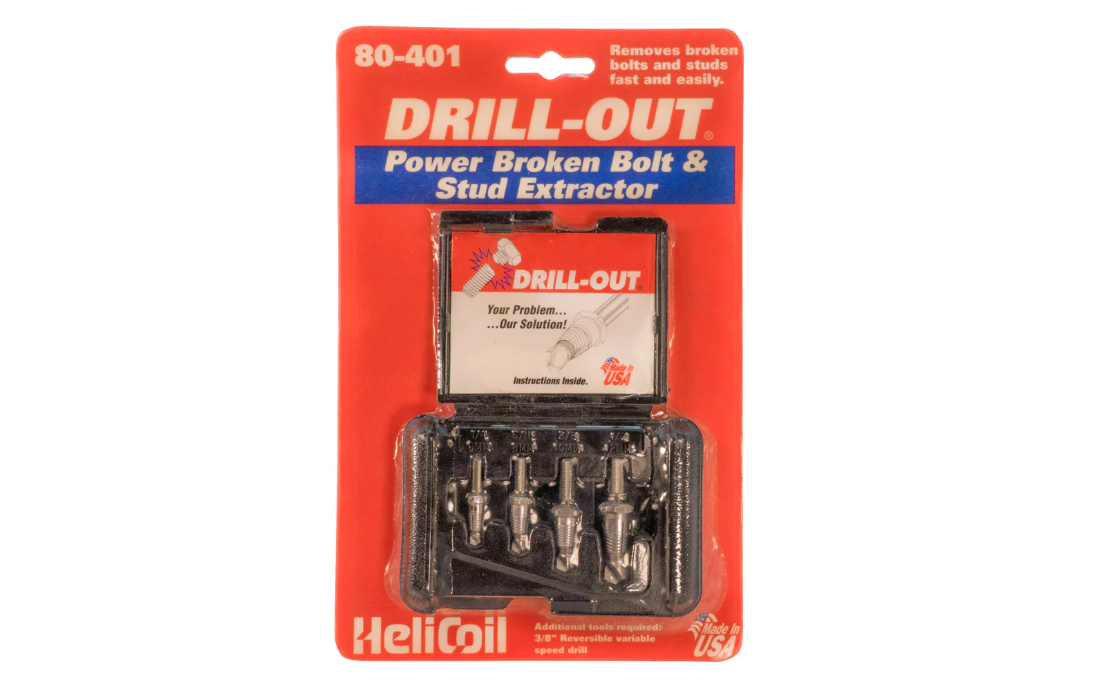 HeliColi Power Broken Bolt & Stud Extractor Set