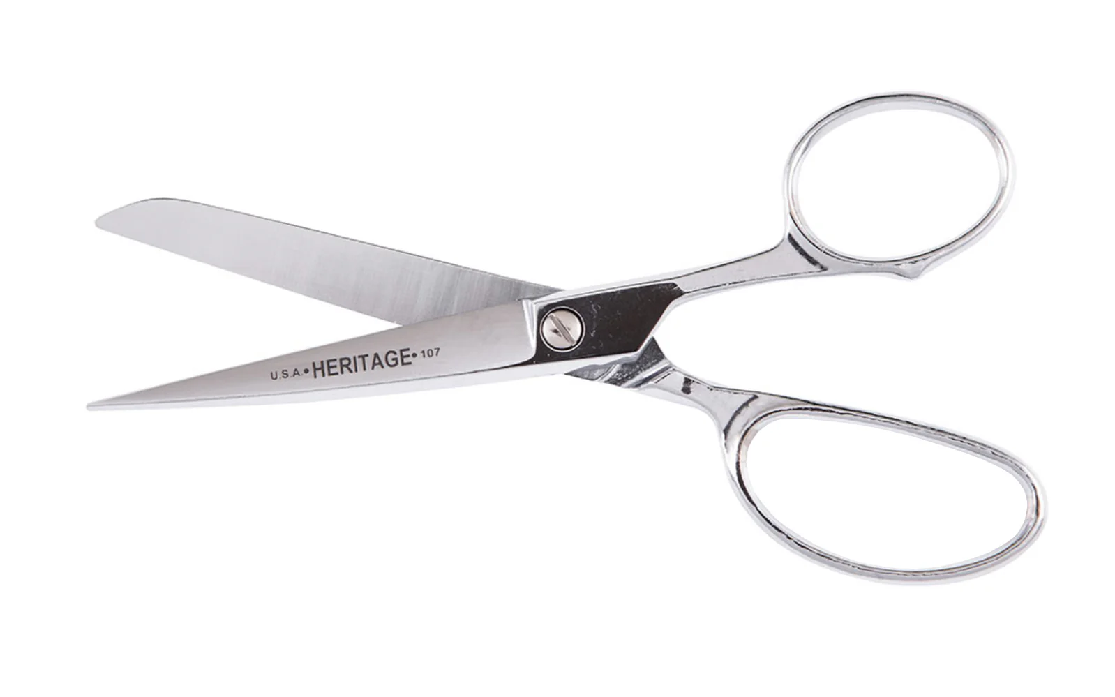 Heritage 7" Straight Trimmer Chrome-Plated Scissors