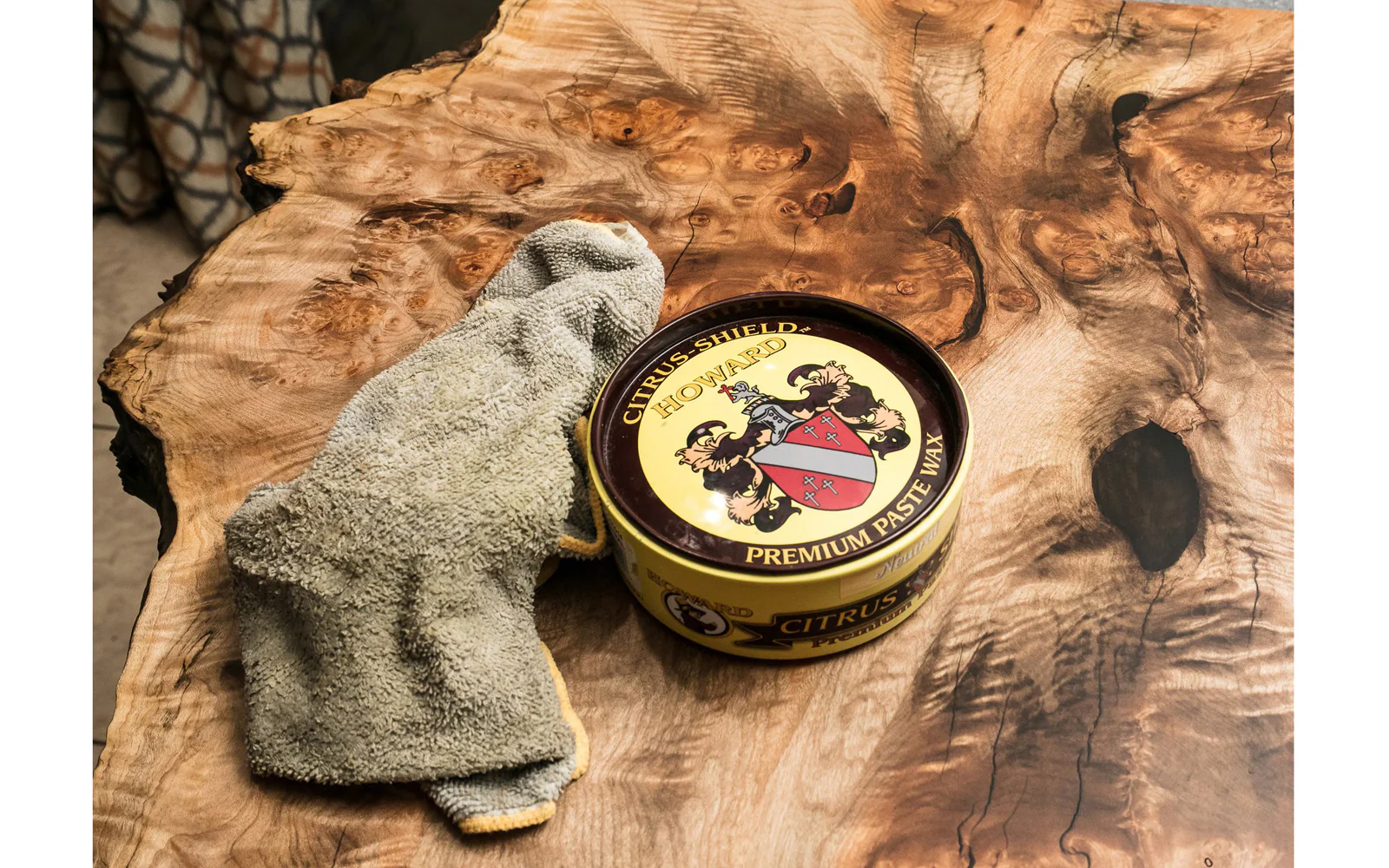 Howard Citrus Shield 11 oz Paste Wax - Neutral - Image 5