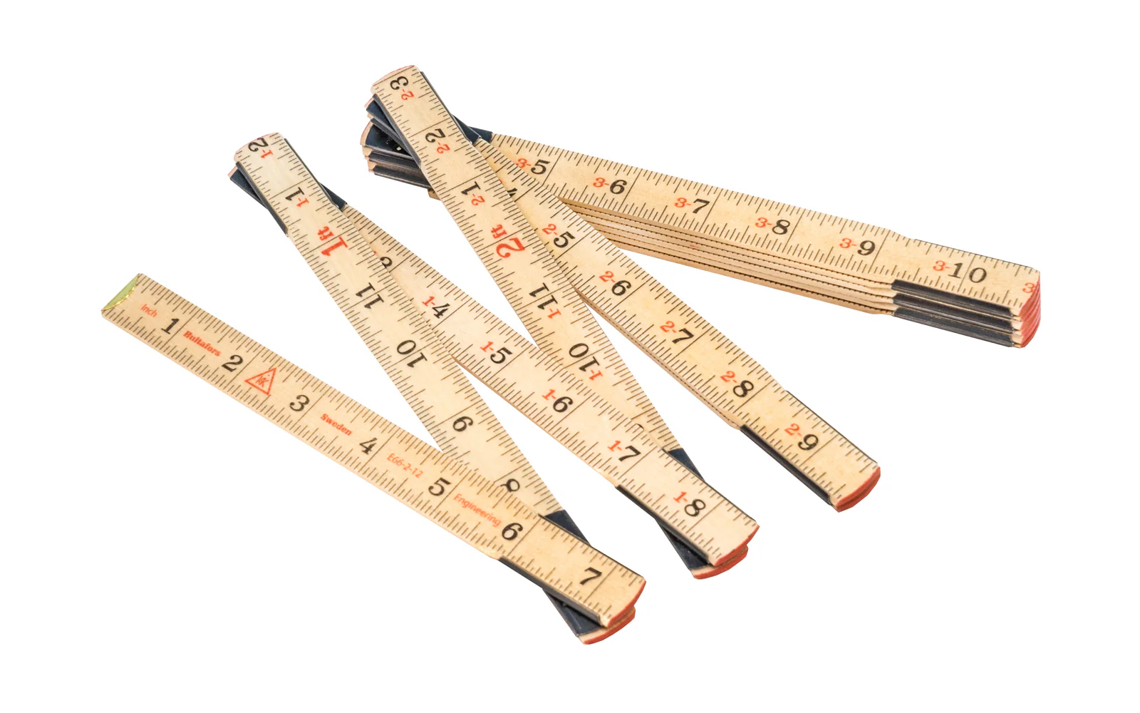 Hultafors 78" Engineer's Wooden Folding Rule