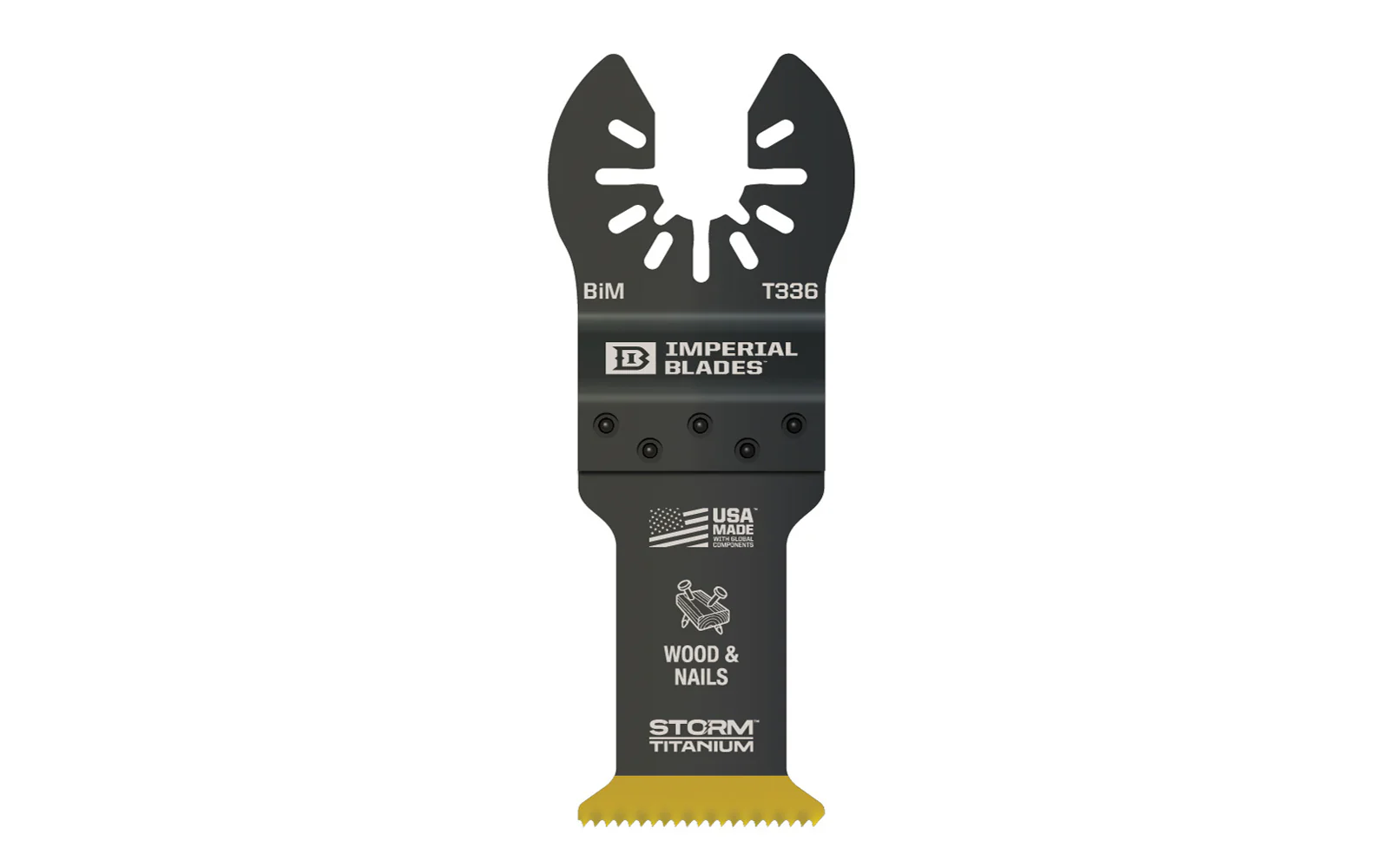 Imperial Blades "One Fit" 1-1/4" Storm Titanium Wood & Nails Blade