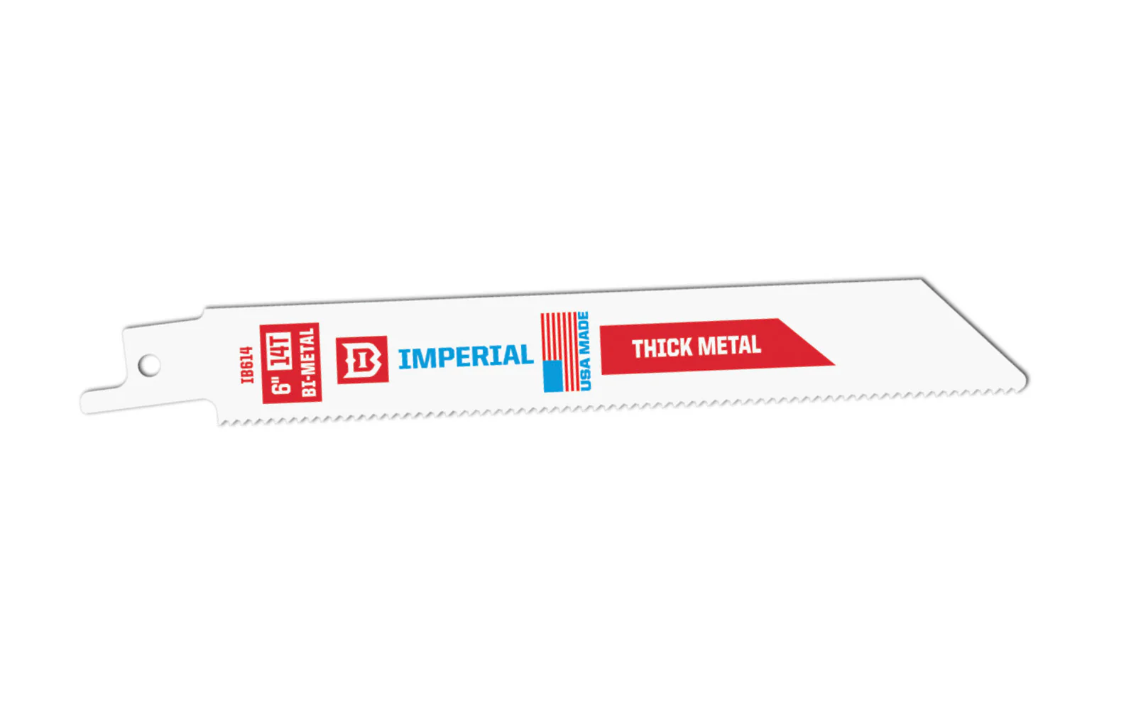 Imperial Blades Standard 6" 14 TPI Thick Metal Reciprocating Blade