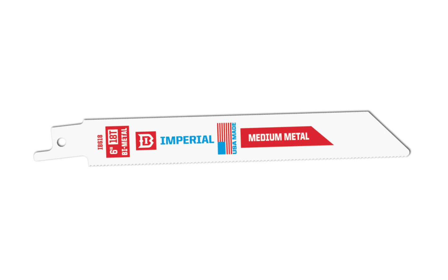 Imperial Blades Standard 6" 18 TPI Medium Metal Reciprocating Blade