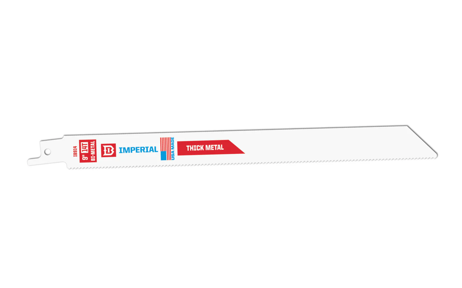 Imperial Blades Standard 9" 14 TPI Thick Metal Reciprocating Blade