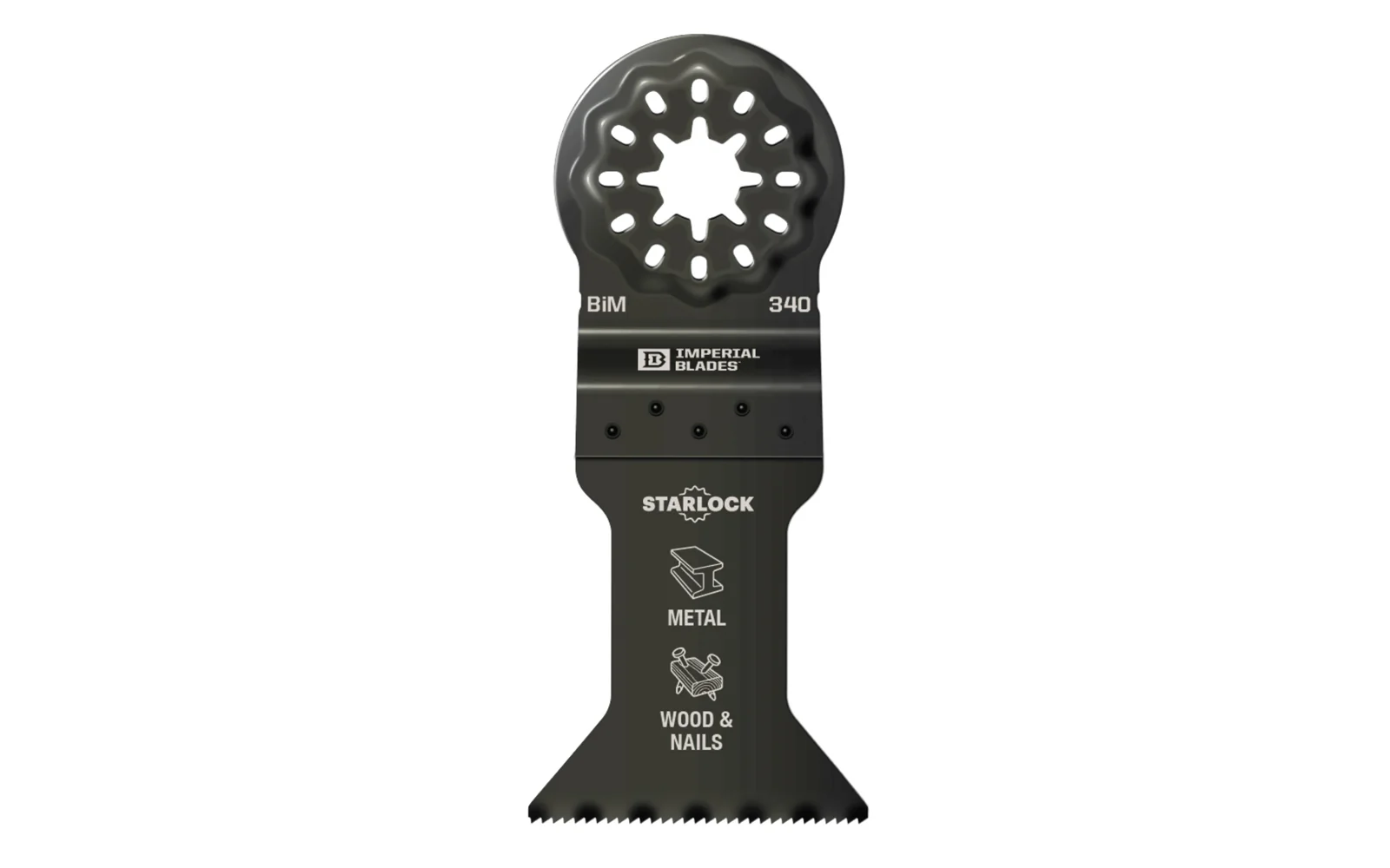 Imperial Blades "Starlock" 1-3/4" Multi-Material Metal/Wood Blade