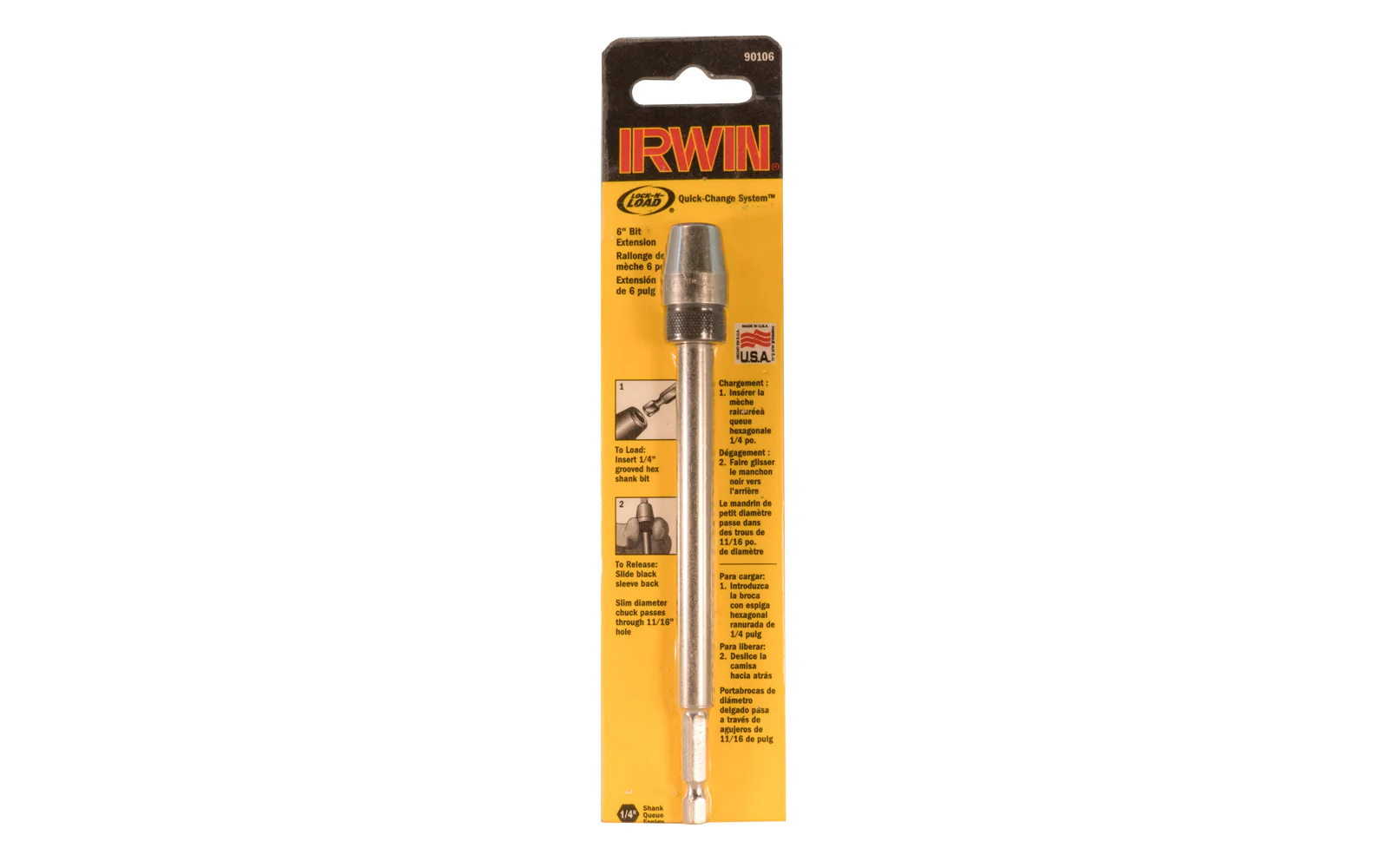 Irwin 6" Quick Change Extension - Made in USA
