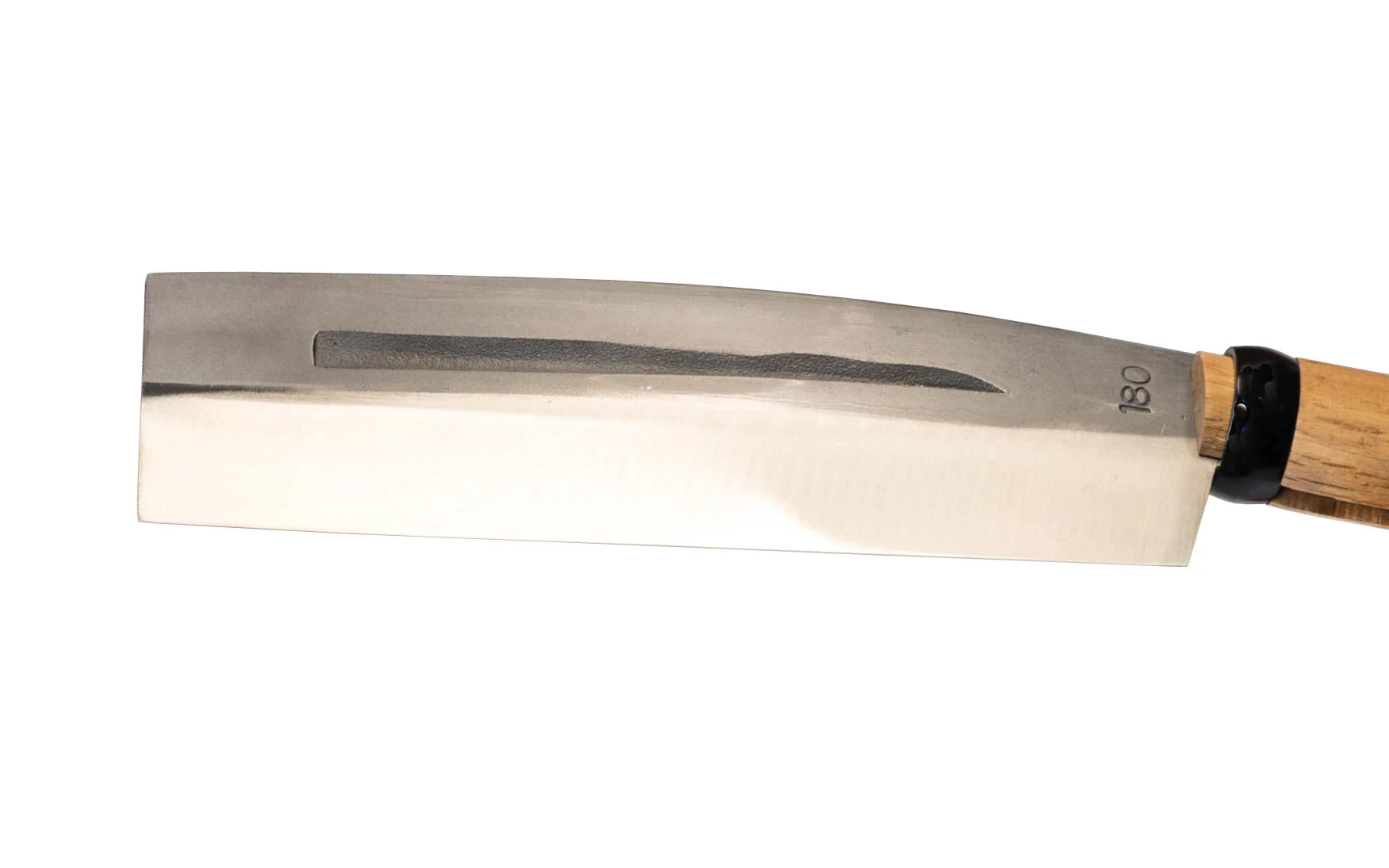 Japanese "Koshi Nata" Forged Laminated Froe-Knife - Image 5