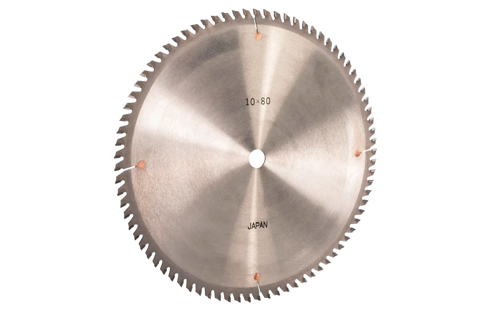 Japanese Sanwa 10" Thin Circular Saw Blade - 80 Tooth - 0° Hook Angle