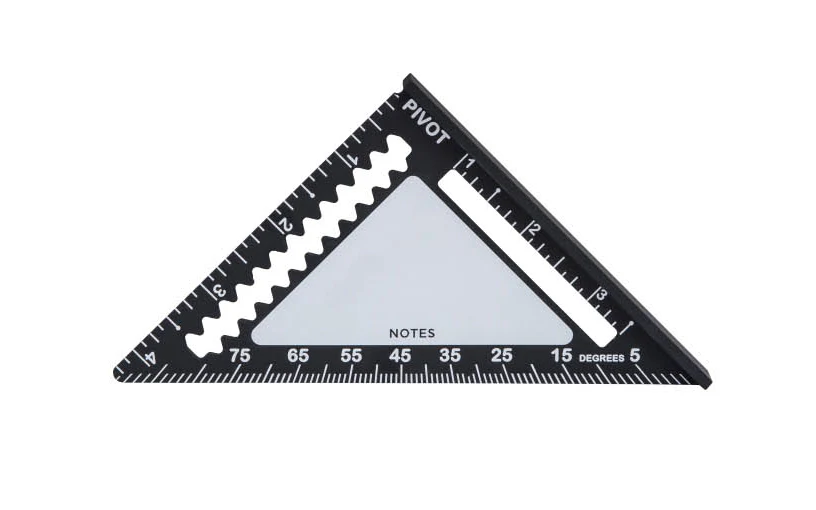 Johnson Level 4-1/2" Aluminum "Easy Read" Finish Square - Image 2