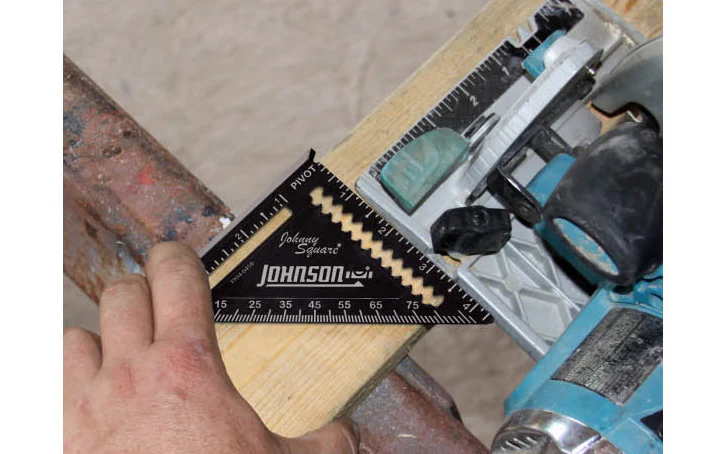Johnson Level 4-1/2" Aluminum "Easy Read" Finish Square - Image 3