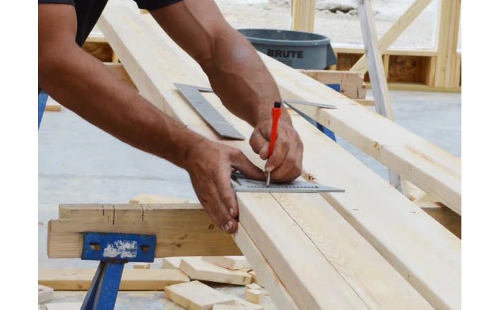 Johnson Level 7" Aluminum Rafter Square - Image 4