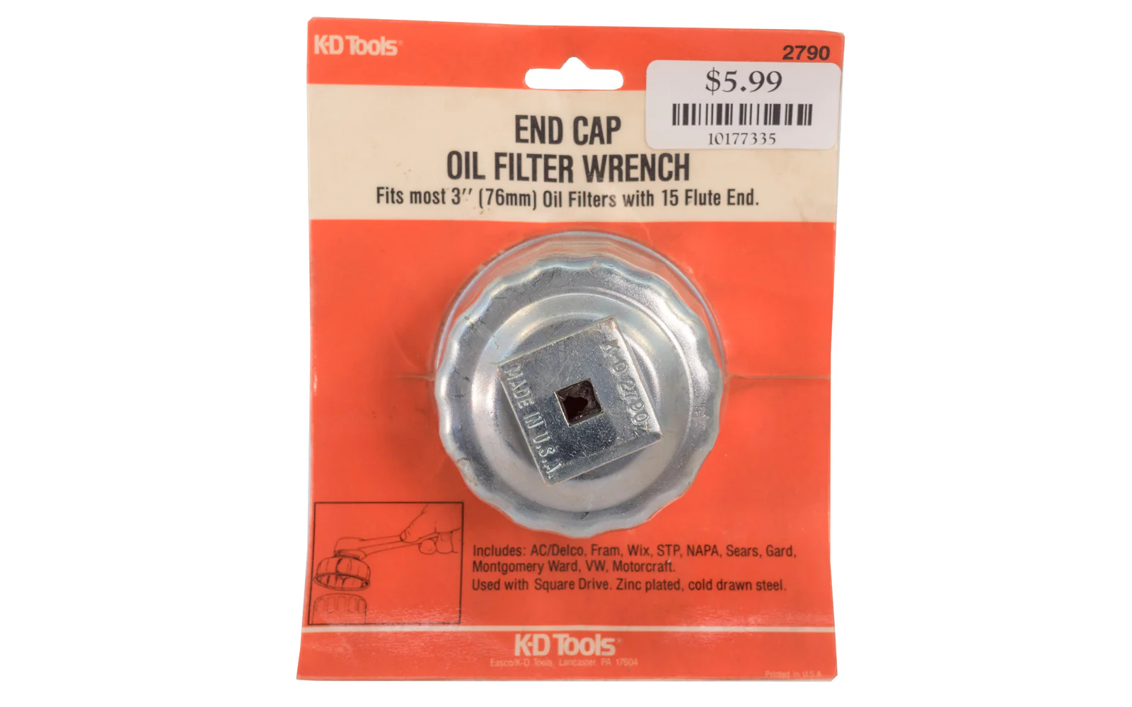 KD Tools End Cap Oil Filter Wrench