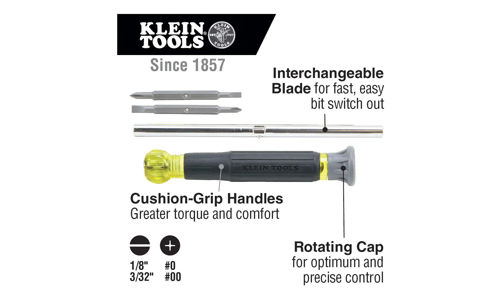 Klein 4-in-1 Electronics Screwdriver - Image 3