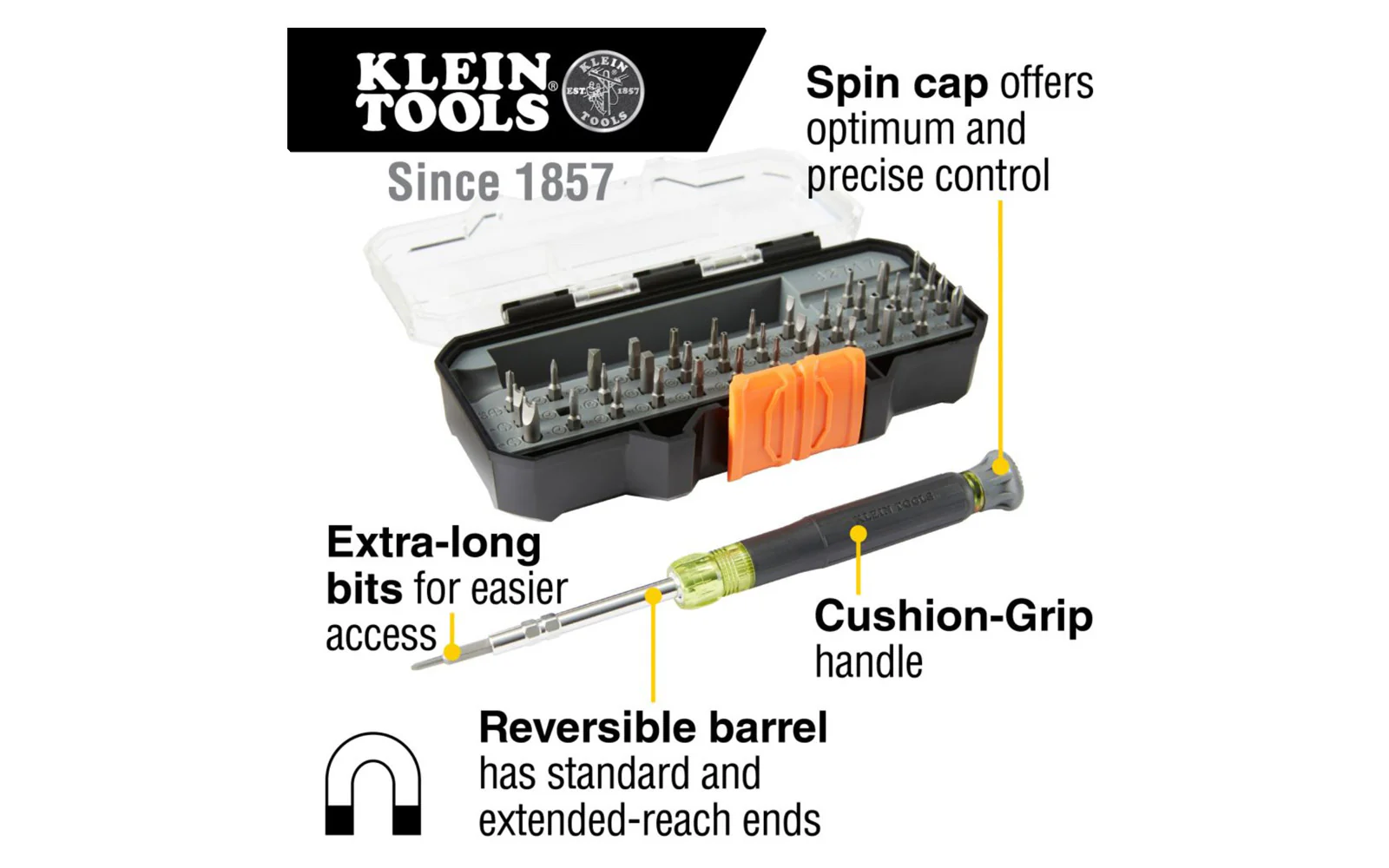 Klein All-in-1 Precision Screwdriver Set - Image 4