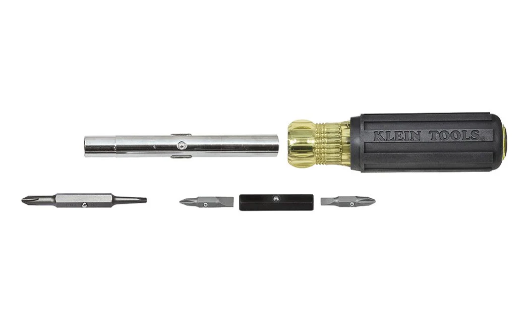 Klein Heavy-Duty Multi-Bit Screwdriver / Nut Driver ~ 32557 - Image 2