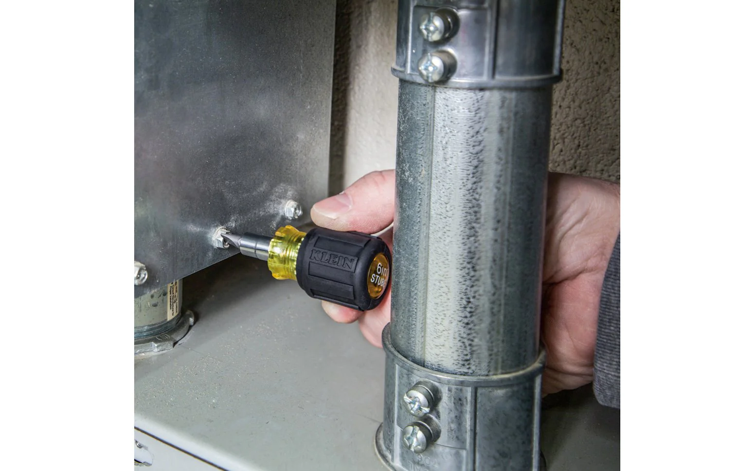 Klein Stubby Multi-Bit Screwdriver / Nut Driver - Image 2