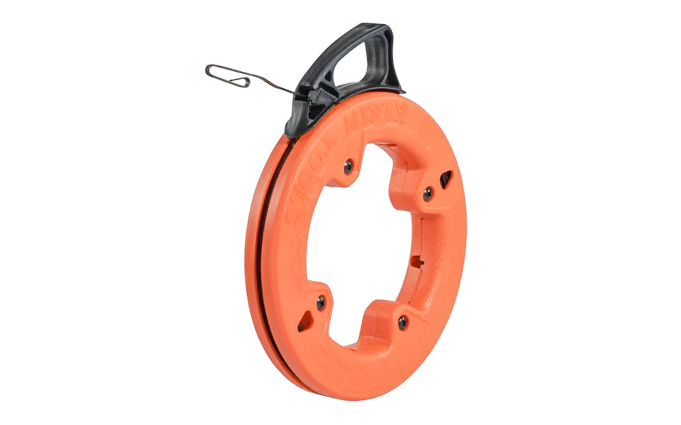 Klein Tools 50' Steel Fish Tape - 1/8" Wide - Image 3