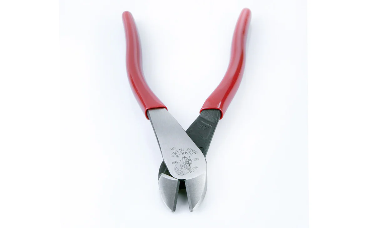 Klein Tools 8" Diagonal Cutting Pliers - Angled Head ~ D248-8 - Image 4