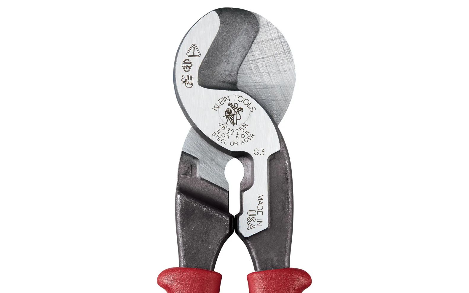 Klein Tools 'Journeyman' High-Leverage Cable Cutter ~ J63225N - Image 7