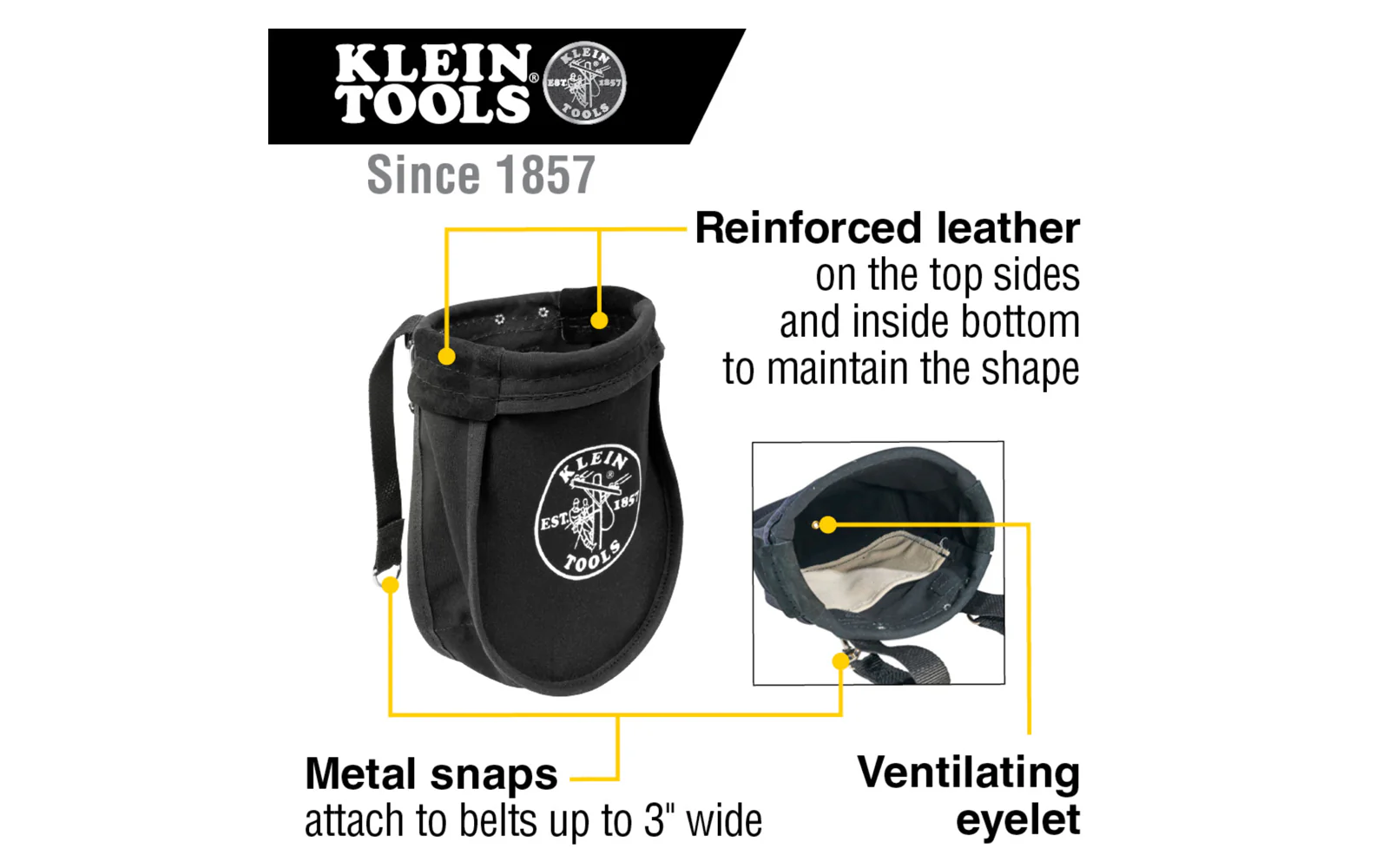 Klein Tools Nut & Bolt Tool Pouch - Image 2
